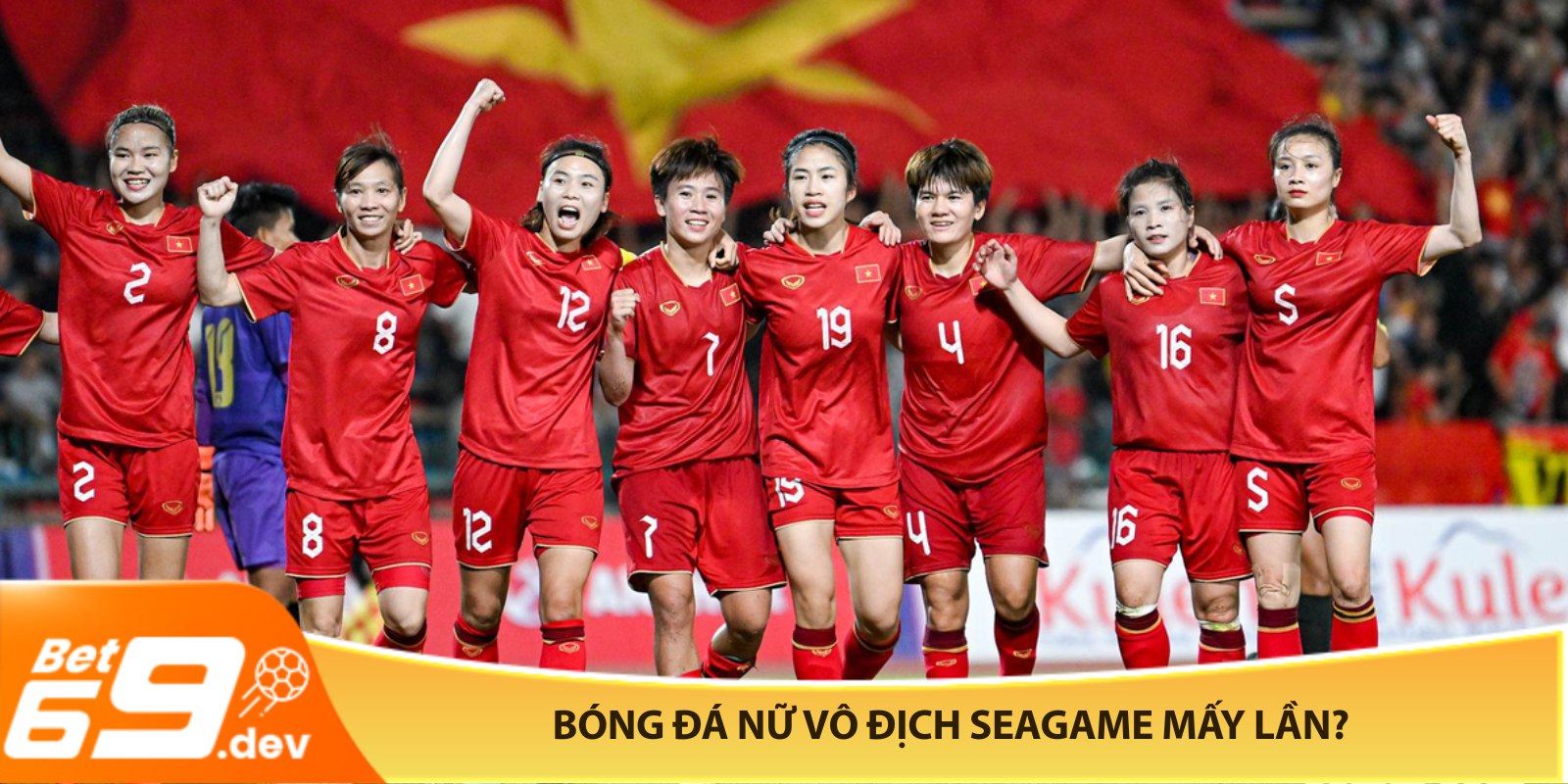 Bóng đá nữ vô địch SEAGAME mấy lần?