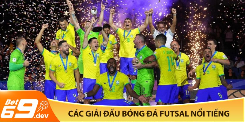 Các giải đấu bóng đá futsal nổi tiếng